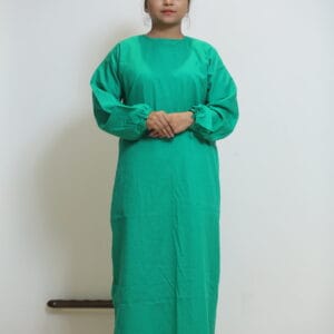 Reusable Green Surgical Gown – Cotton-Rich