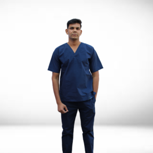 Navy Blue Scrub Suit
