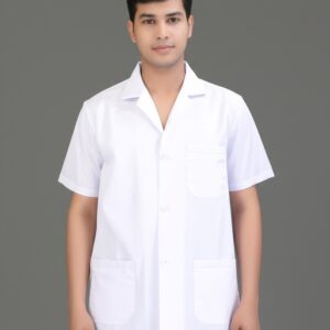 White Apron(Half Sleeve)